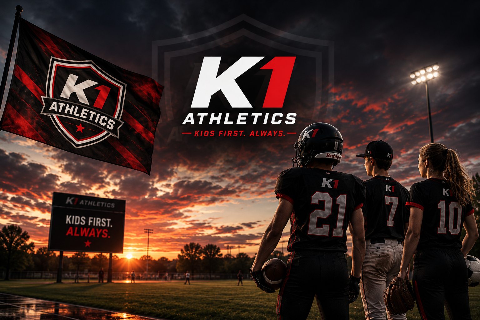 K1 Athletics student-athletes representing school sports